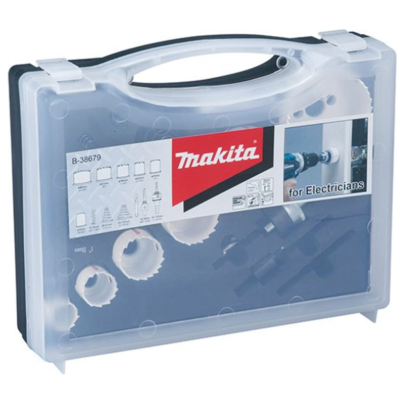 Makita B-38679 Bi-Metal Hole Saw Drill Bit Electrician Set | Makita by KHM Megatools Corp. Makita B-38679 Bi-Metal Hole Saw Drill Bit Electrician Set | Makita by KHM Megatools Corp.